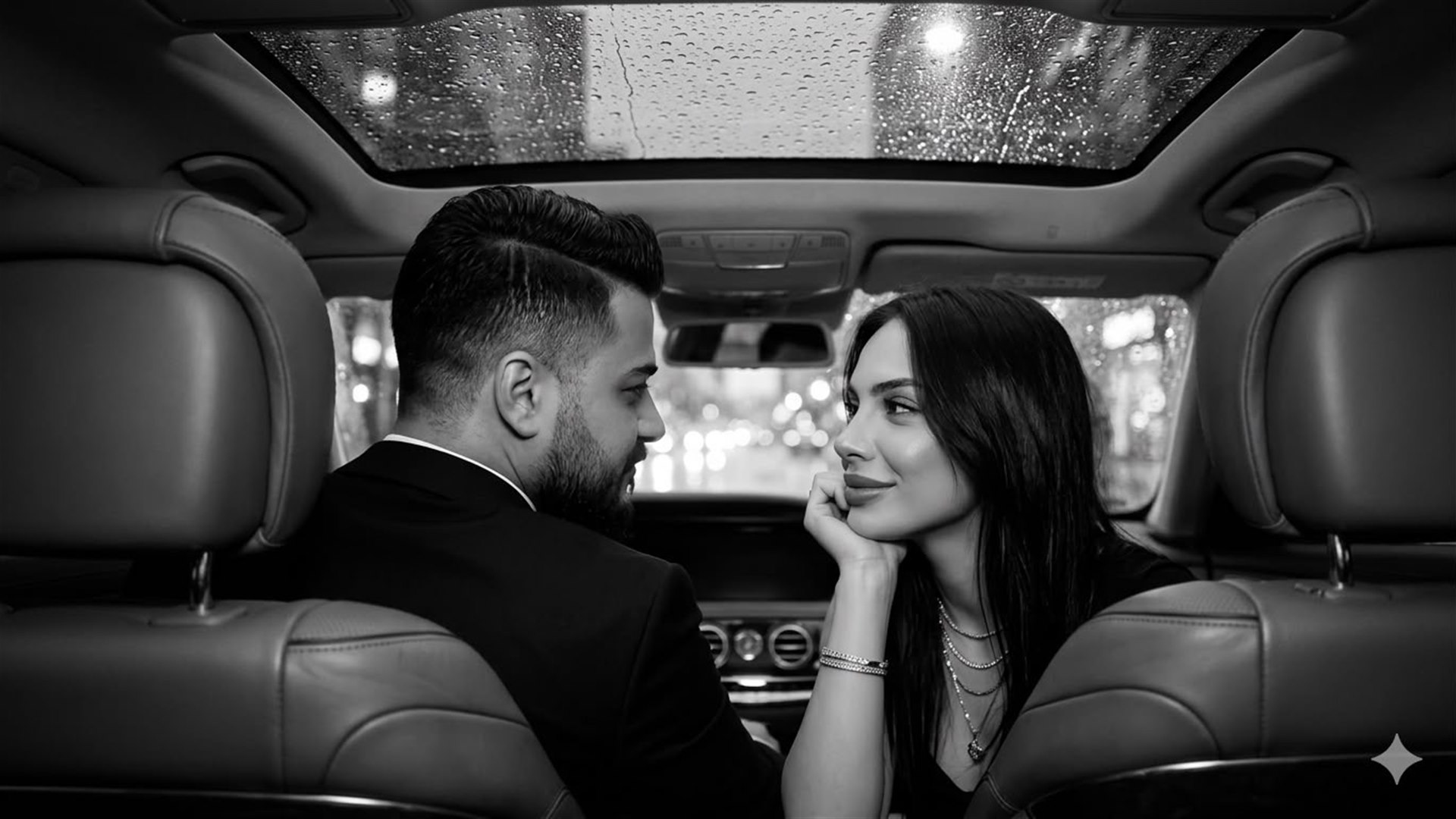 Zehra ve İbrahim araba içinde